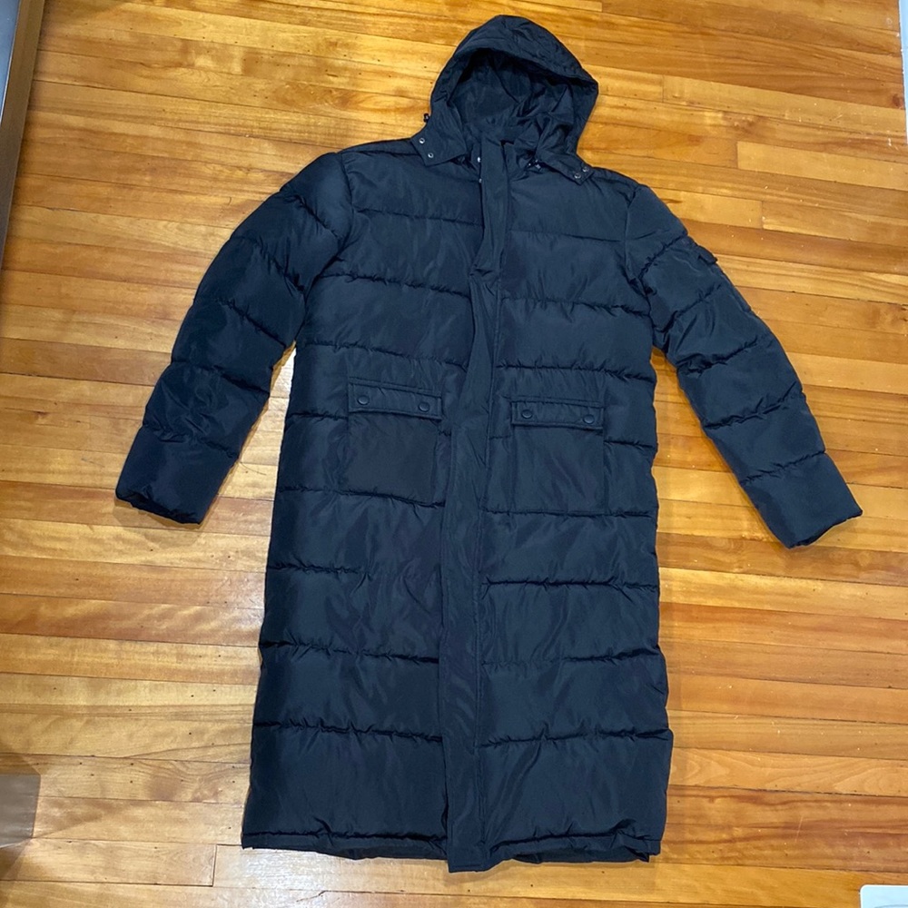 Long Black Puffer Jacket